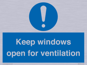 MH6259: Keep windows open for ventilation