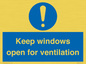 MH6259: Keep windows open for ventilation