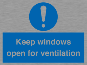 MH6259: Keep windows open for ventilation