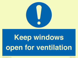 MH6259: Keep windows open for ventilation