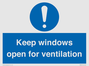 MH6259: Keep windows open for ventilation