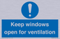 MH6259: Keep windows open for ventilation