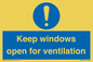 MH6259: Keep windows open for ventilation