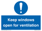 MH6259: Keep windows open for ventilation