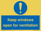 MH6259: Keep windows open for ventilation