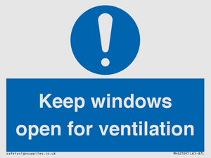 MH6259: Keep windows open for ventilation
