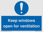 MH6259: Keep windows open for ventilation