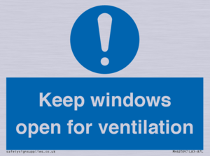 MH6259: Keep windows open for ventilation