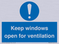 MH6259: Keep windows open for ventilation