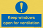MH6259: Keep windows open for ventilation