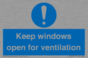 MH6259: Keep windows open for ventilation