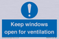MH6259: Keep windows open for ventilation