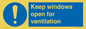 MH6259: Keep windows open for ventilation