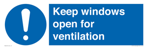 MH6259: Keep windows open for ventilation