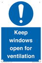 MH6259: Keep windows open for ventilation