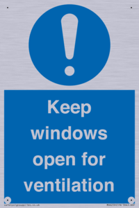 MH6259: Keep windows open for ventilation