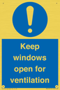 MH6259: Keep windows open for ventilation