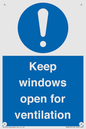 MH6259: Keep windows open for ventilation