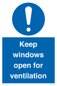 MH6259: Keep windows open for ventilation