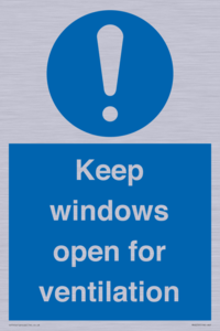 MH6259: Keep windows open for ventilation