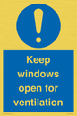 MH6259: Keep windows open for ventilation
