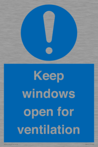 MH6259: Keep windows open for ventilation