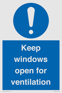MH6259: Keep windows open for ventilation