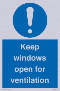 MH6259: Keep windows open for ventilation