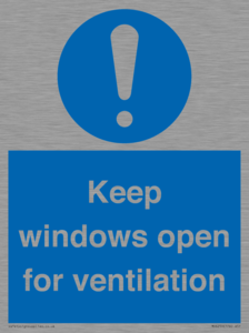 MH6259: Keep windows open for ventilation