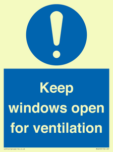 MH6259: Keep windows open for ventilation