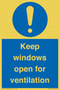 MH6259: Keep windows open for ventilation