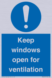 MH6259: Keep windows open for ventilation