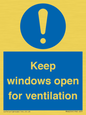 MH6259: Keep windows open for ventilation