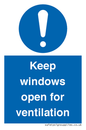 MH6259: Keep windows open for ventilation
