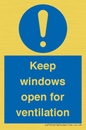 MH6259: Keep windows open for ventilation