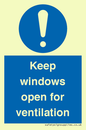 MH6259: Keep windows open for ventilation