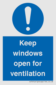 MH6259: Keep windows open for ventilation