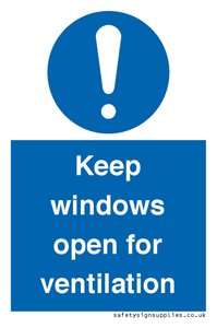 MH6259: Keep windows open for ventilation