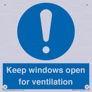 MH6259: Keep windows open for ventilation