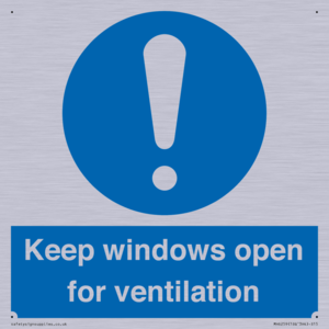 MH6259: Keep windows open for ventilation