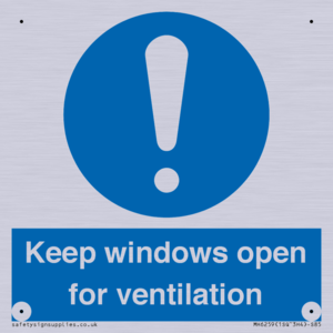 MH6259: Keep windows open for ventilation