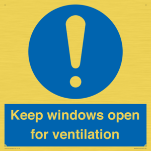 MH6259: Keep windows open for ventilation