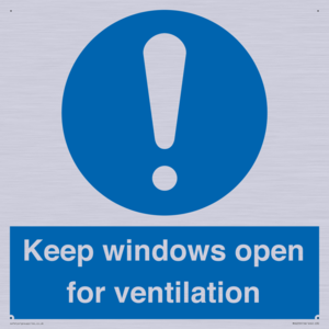 MH6259: Keep windows open for ventilation