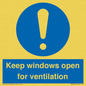 MH6259: Keep windows open for ventilation