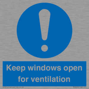 MH6259: Keep windows open for ventilation