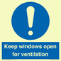 MH6259: Keep windows open for ventilation