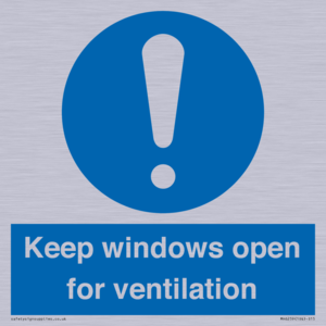 MH6259: Keep windows open for ventilation