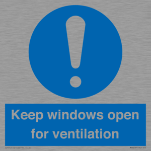 MH6259: Keep windows open for ventilation