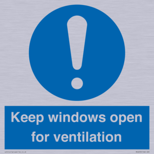 MH6259: Keep windows open for ventilation