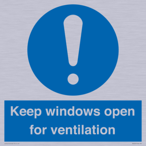MH6259: Keep windows open for ventilation